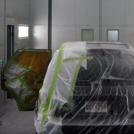 Moncton Auto Body Paint Shop Work in Progress