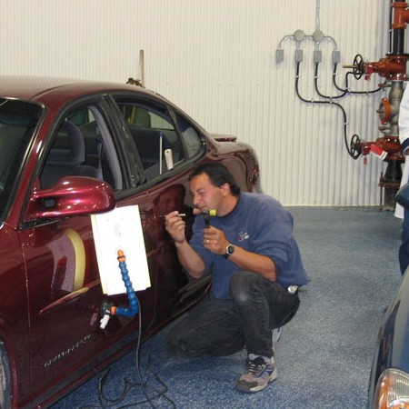 Moncton Auto Body Paint Shop Work in Progress