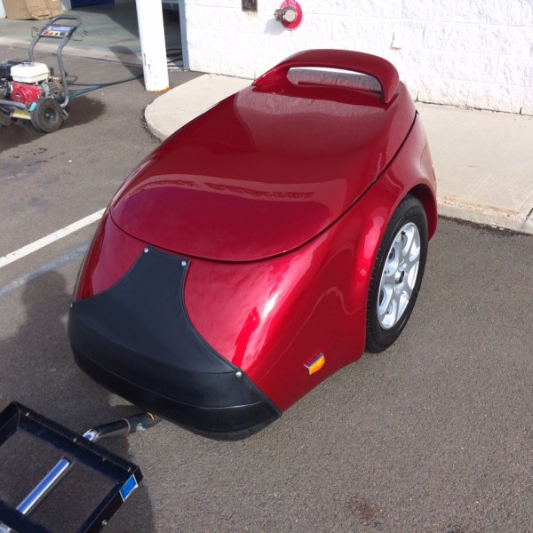 Motorcycle Trailer: After